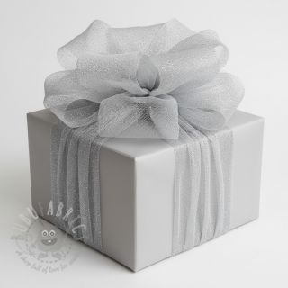 Tiul TUTU ROYAL SPARKLE szary srebrny