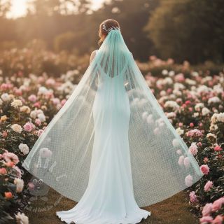 Tiul na TUTU DOT light mint