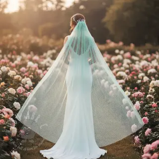 Tiul na TUTU DOT light mint