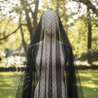 Tiul na TUTU DOT black