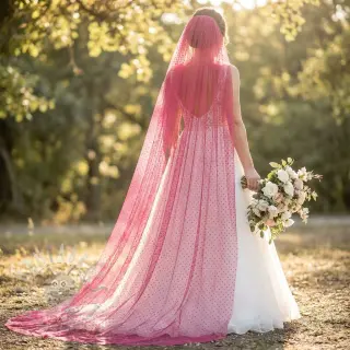 Tiul na TUTU SPOT dark fuchsia