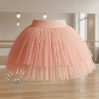 Tiul na TUTU apricot 160 cm