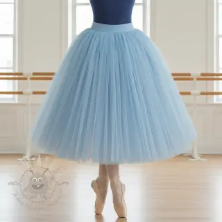 Tiul na TUTU light blue 160 cm