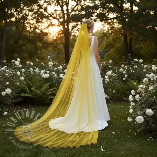 Tiul TUTU yellow 160 cm