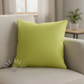 Bawełniany len Fishbone bright green