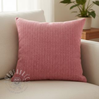 Len bawełna Fishbone red