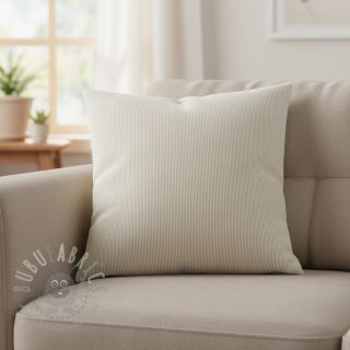 Len z bawełną Lira mini stripe beige