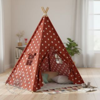 Bawełniana tkanina Stars terra