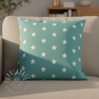 Bawełniana tkanina Stars fresh sage