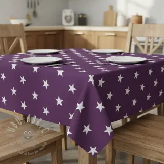 Bawełniana tkanina Stars purple