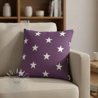 Bawełniana tkanina Stars purple