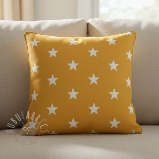 Bawełniana tkanina Stars yellow