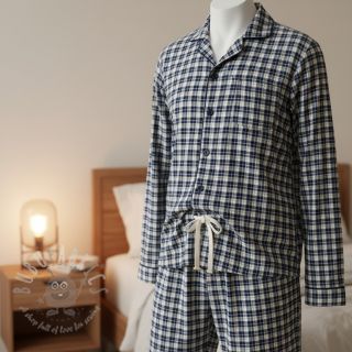 Bawełniana tkanina YARN DYED CHECK BRUSHED Silva design B