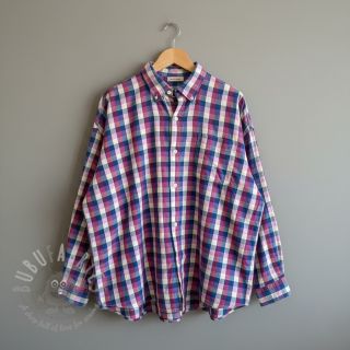 Bawełniana tkanina YARN DYED Square cerise