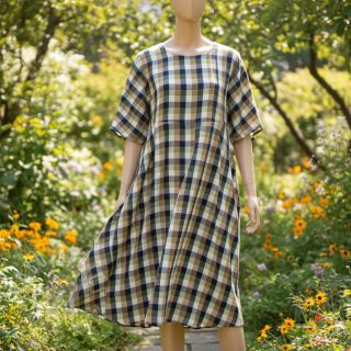 Bawełniana tkanina YARN DYED Square pickle