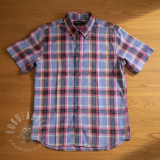 Bawełniana tkanina YARN DYED LUREX Check purple