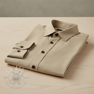 Bawełna popelina dark beige