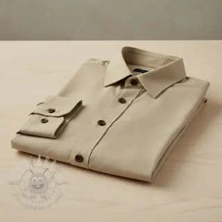 Bawełna popelina dark beige