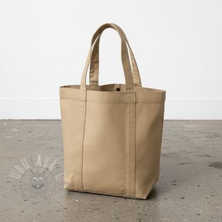 Bawełna popelina dark beige