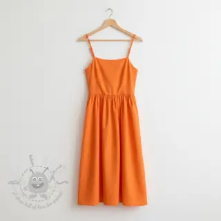 Bawełna popelina tangerine