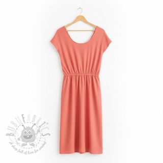 Bawełna popelina dark coral