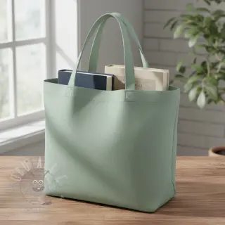 Bawełniany popelin dark mint