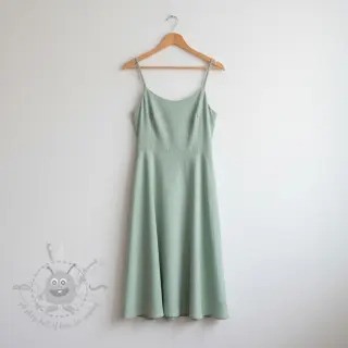Bawełniany popelin dark mint