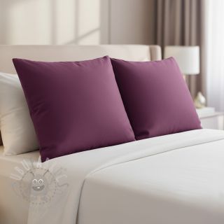 Bawełniany popelin aubergine