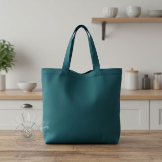 Bawełniany popelin dark cyan