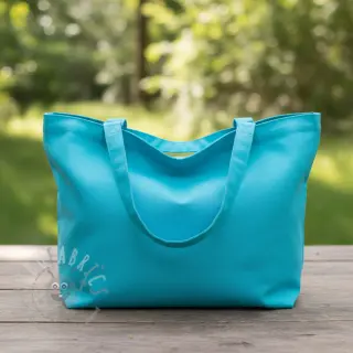 Bawełniana tkanina popelin light turquoise