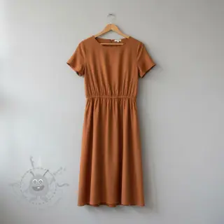 Bawełniany popelin rust