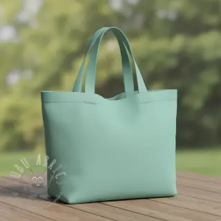 Bawełniany popelin fresh sage