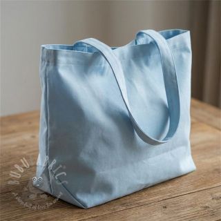 Bawełniany popelin blue