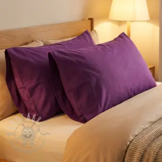 Bawełniany popelin dark purple