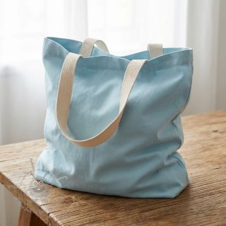 Bawełniany popelin light blue