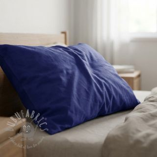 Bawełniany popelin dark cobalt