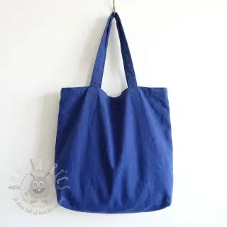 Bawełniany popelin dark cobalt