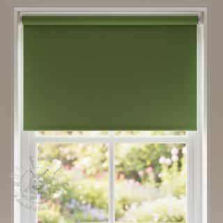 Bawełniany popelin forest green