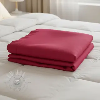 Bawełniany popelin cerise