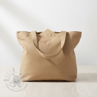 Bawełniany popelin taupe