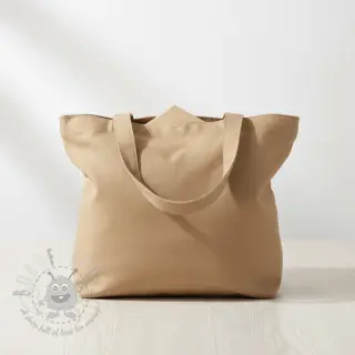 Bawełniany popelin taupe