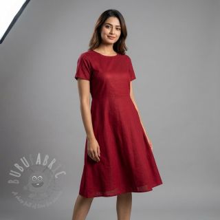 Bawełniany popelin wine