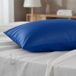 Bawełniany popelin cobalt