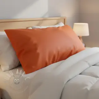 Bawełniany popelin flame orange