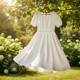 Bawełniany popelin optical white