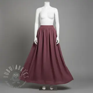 Bawełniana tkanina SLUB WASHED mauve