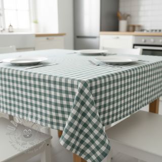 Bawełniana tkanina Check teal