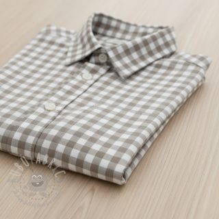 Bawełniana tkanina Check sand