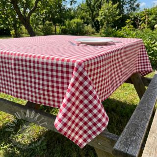 Bawełniana tkanina Check berry