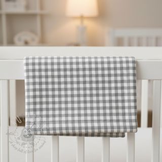 Bawełniana tkanina FLANNEL Check sage